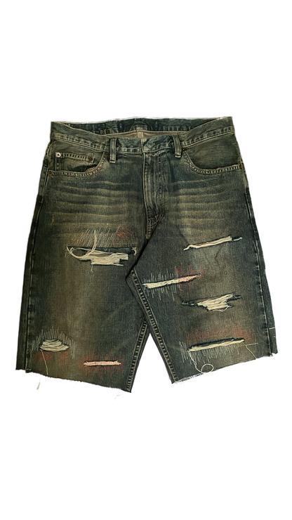 003 SHORTS "POCKET UNDER DISTRESS"