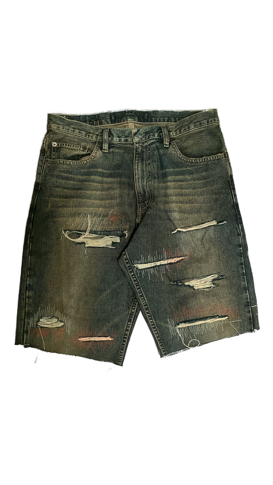 003 SHORTS "POCKET UNDER DISTRESS"