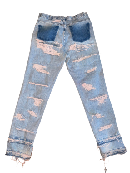 005 JEANS "POCKETS UNDER DISTRESS"